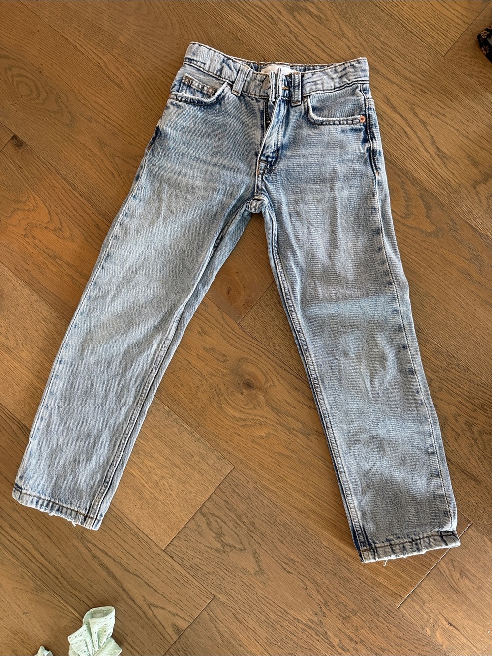 Zara Light Blue Straight Girls Jeans